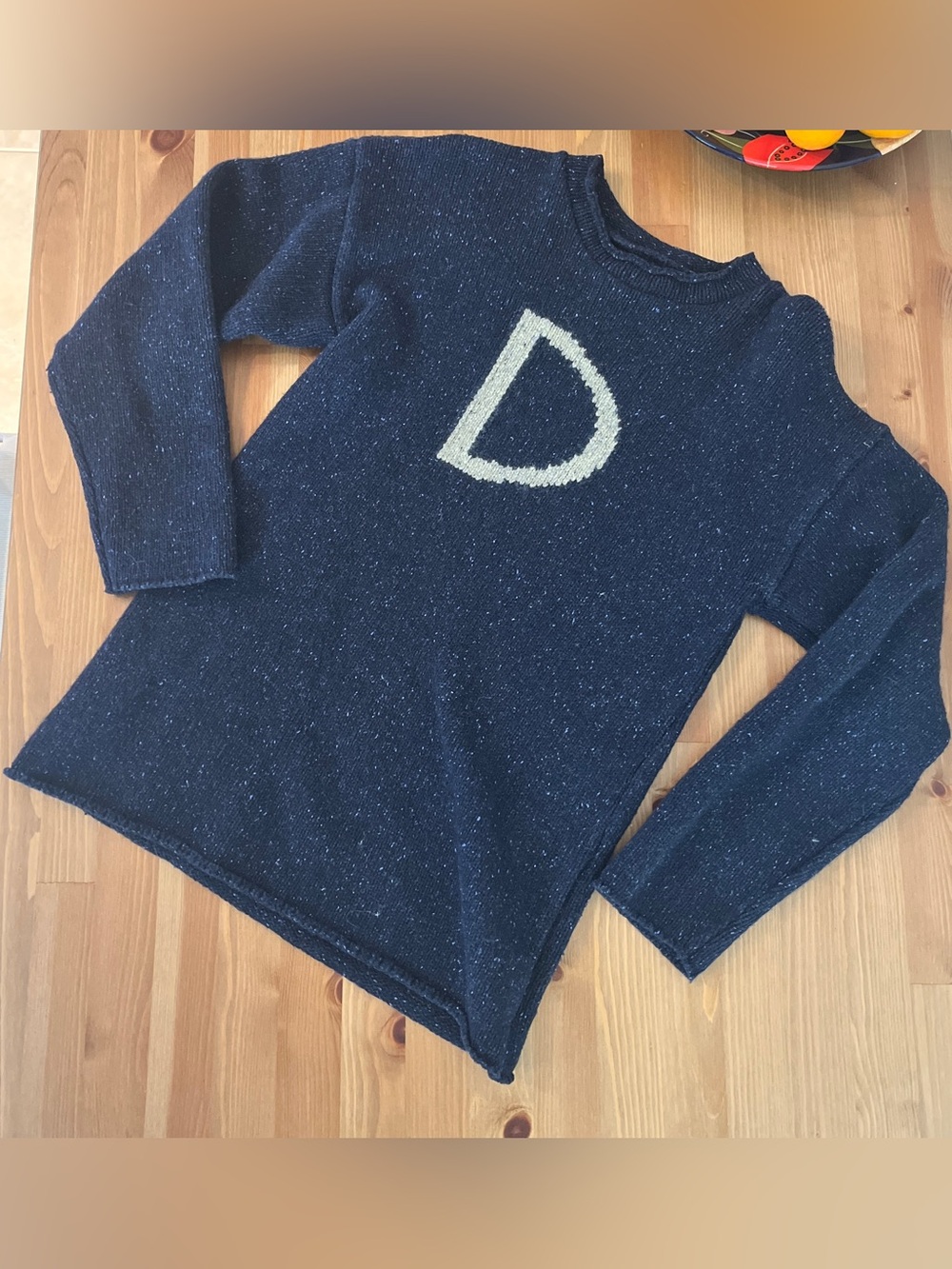 Harry Potter “D” wool sweater Universal Studios made in Scotland youth large
